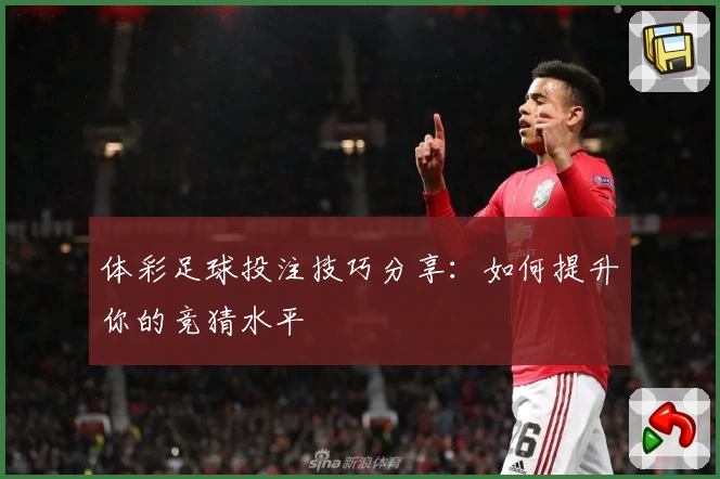 体彩足球投注技巧分享:如何提升你的竞猜水平