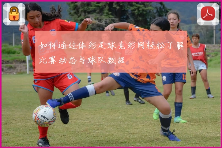 如何通过体彩足球竞彩网轻松了解比赛动态与球队数据