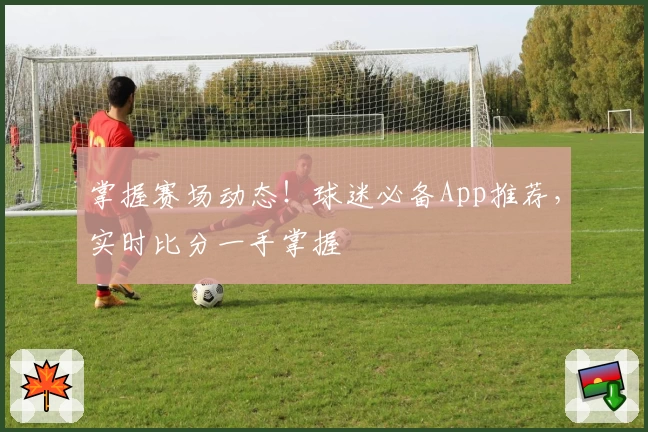 掌握赛场动态!球迷必备App推荐,实时比分一手掌握